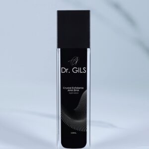 Dr. GILS Crystal Exfoliante AHA BHA noćni losion za piling i obnavljanje kože, u elegantnoj bočici