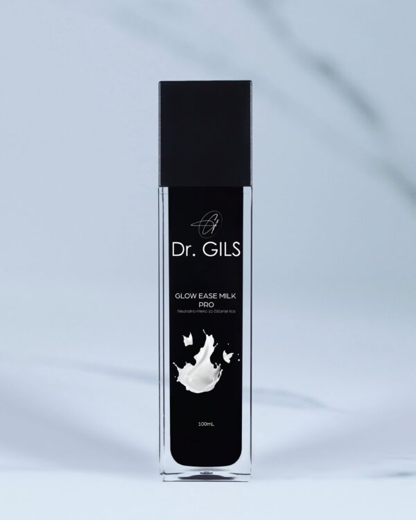 Dr. GILS Glow Ease Milk Pro – Neutrano mleko za čišćenje lica, u elegantnoj bočici od 100ml