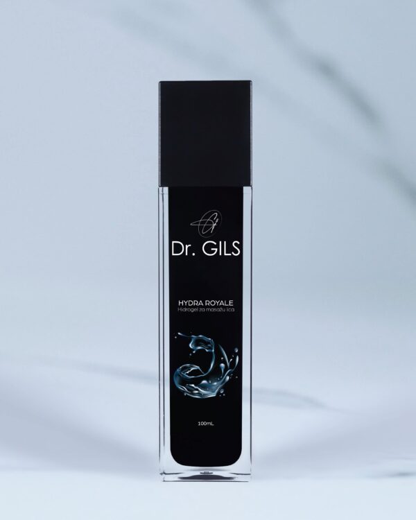 Dr. GILS Hydra Royale hidrogelski gel za masažu lica, u bočici od 100ml, za dubinsku hidrataciju kože